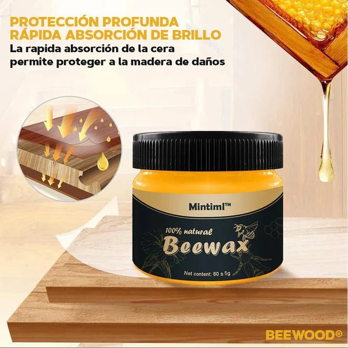 Beewax Cera - brillo intenso, protección natural y cuidado profundo para tus superficies favoritas.